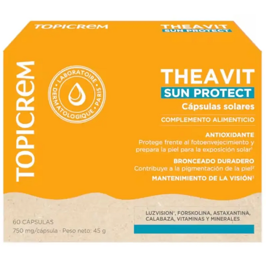 Topicrem Theavit Solar Sun Protect, 60 Capsules