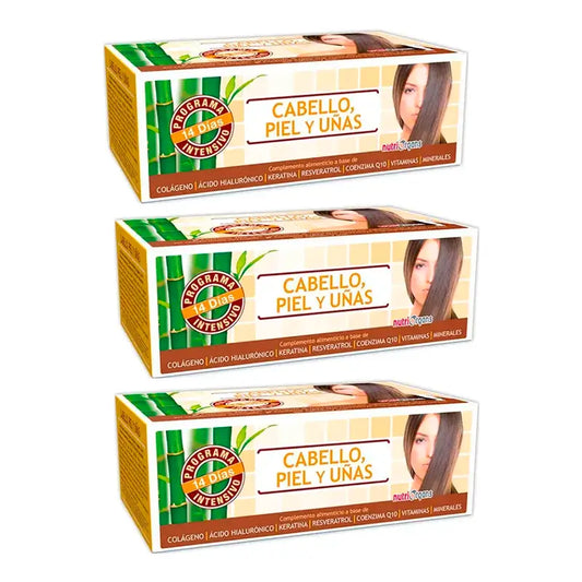 Tongil Nutriorgans Hair Skin & Nails , Pack 3 x 10 Ml x 14 vials