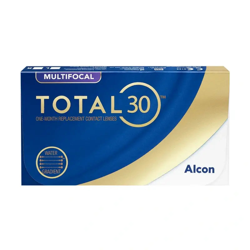 Total30 Multifocal Monthly Lenses, 6 units - -1.00, 8.4, High, 14.2
