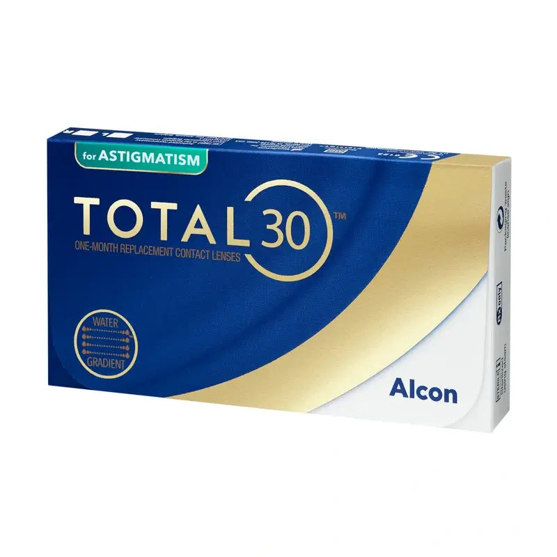 Total30 Monthly Toric Lenses , 6 units - +2.00, -2.25, 30, 8.6, 14.50