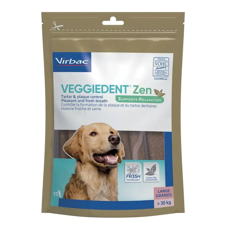 Virbac Veggiedent Zen L, Dental Snack For Large Breed Dogs