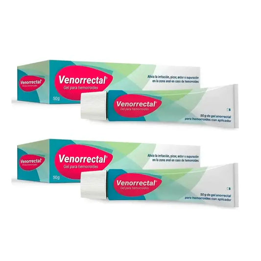 Venorrectal Gel, Pack 2 x 50 g
