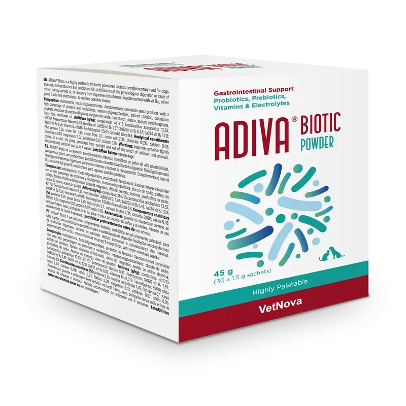 Vetnova Adiva Biotic Powder Envelopes 30X1,5G