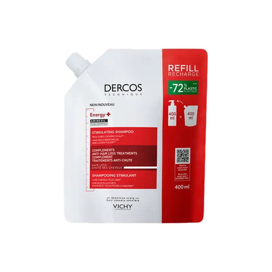 Vichy Dercos Ecorefill Energy+ Shampoo, 400 ml