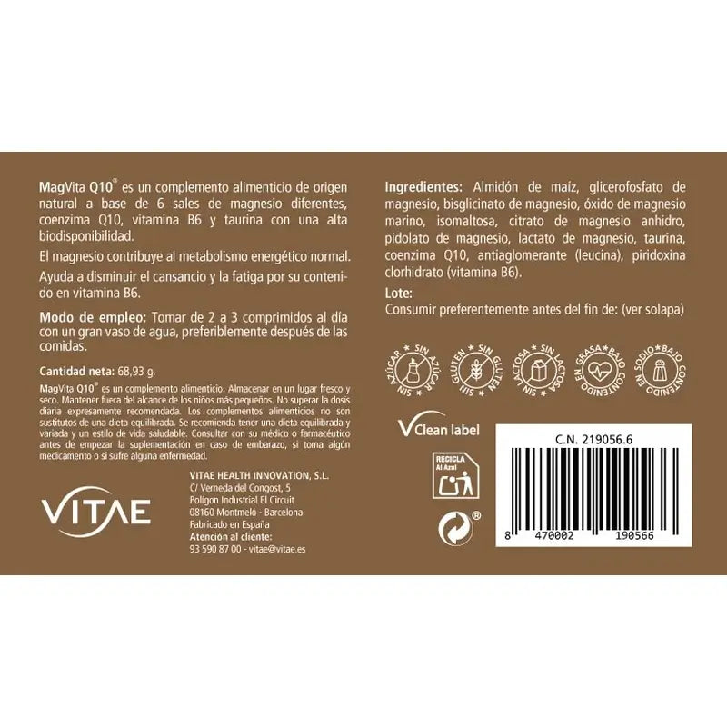 Vitae Magvita Q10 , 15 tablets
