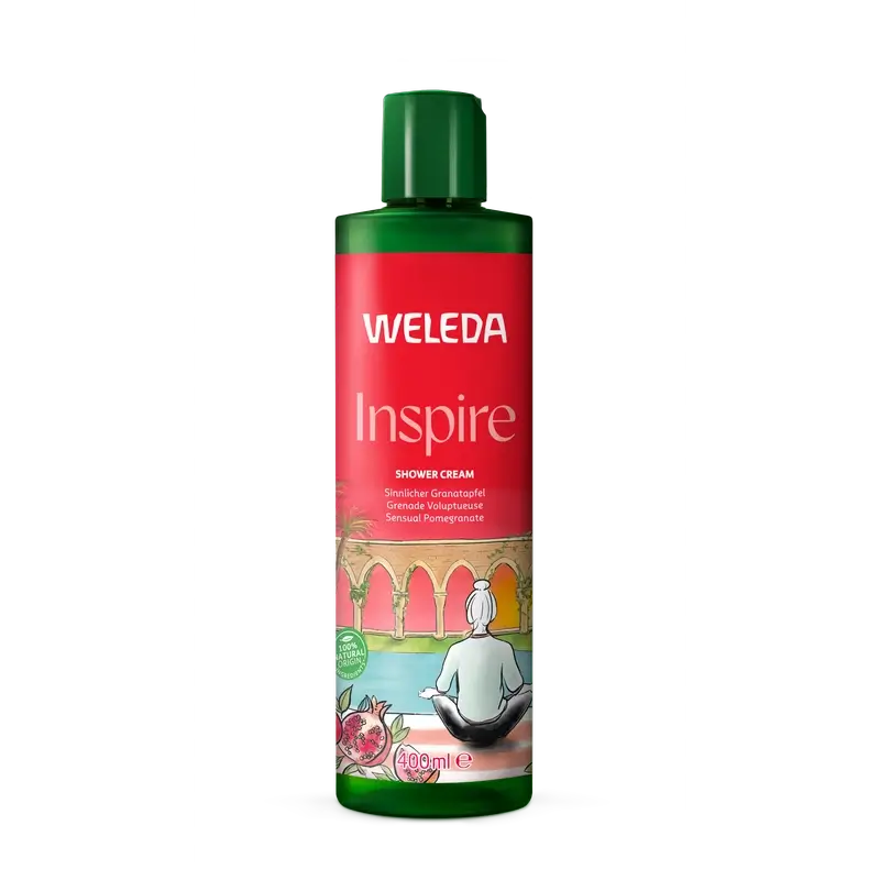 Weleda Inspire Pomegranate Creamy Shower Gel , 400 ml